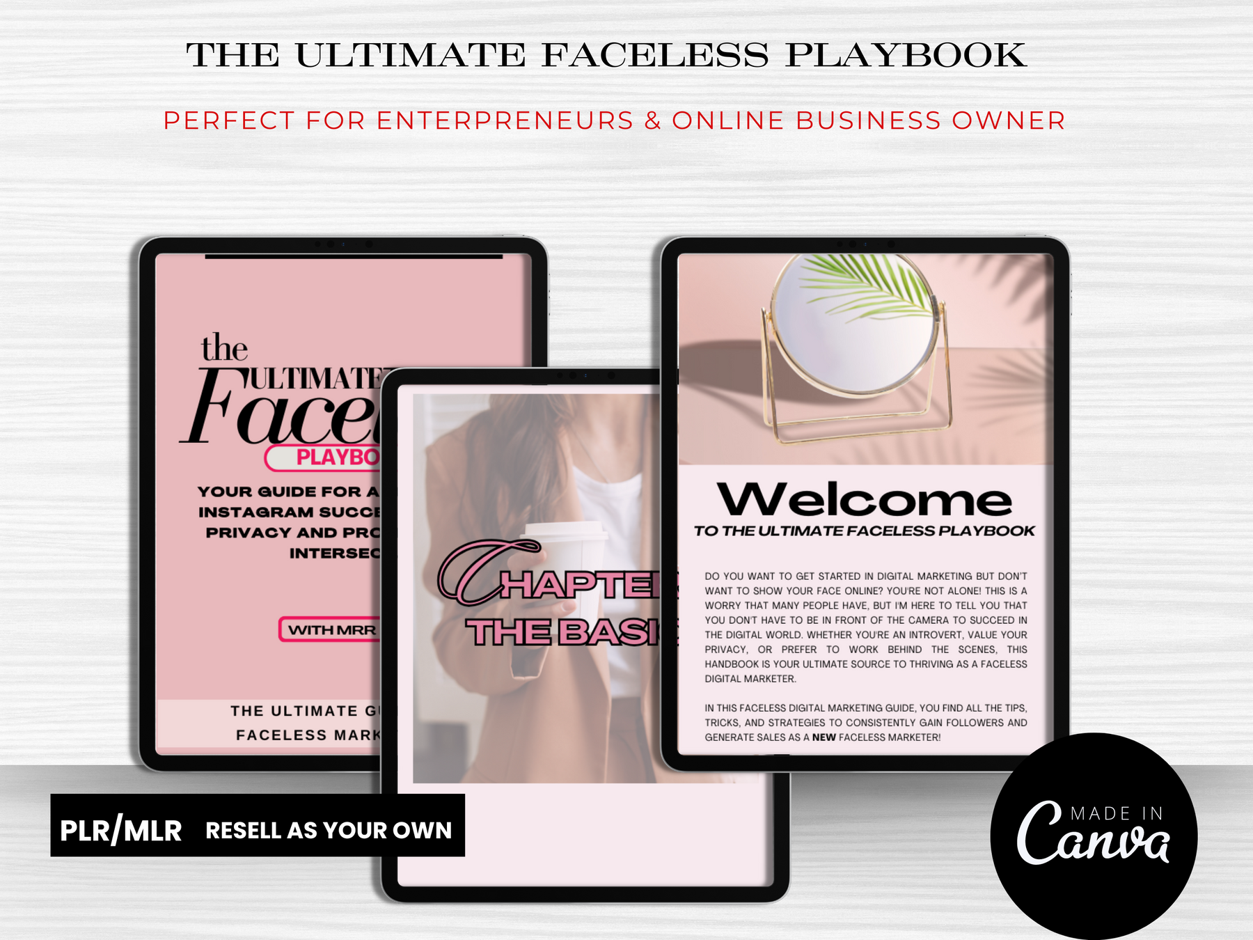 The Ultimate Faceless Playbook: Faceless Digital Marketing |Master Res ...